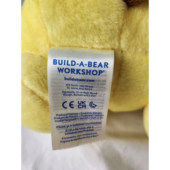 Pokemon Build A Bear 18" Pikachu Stuffed Plush Toy Nintendo BAB Yellow - Picture 9 of 10